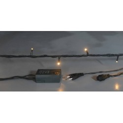 180L GS Λαμπάκια Με Επέκταση Και Πρόγραμμα  ,Πράσινο Καλώδιο/Θερμό Λαμπάκι , 19,5 Μέτρα