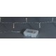 100Led Λαμπάκια Μπαταρίας Με Πρόγραμμα Και Χρονοδιακόπτη Διάφανο Καλώδιο / Θερμό Λαμπάκι , 7,5 Μέτρα
