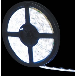 Αυτοκόλλητη Ταινία Με 200 Led, Λευκό Καλώδιο - Διάφανο Λαμπάκι, Αποστάσης 5 Μέτρων