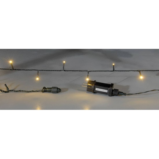 240Led Λαμπάκια Με Μετασχηματιστή Ip44 Και Χρονοδιακόπτη,Με Πράσινο Καλώδιο/Θερμό Λαμπάκι ,18 Μέτρα