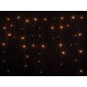 Led Ασύμμετρη Κουρτίνα Με Επέκταση Και Μετασχηματιστή 200 x 70(h)cm,Πράσινο Καλώδιο/Θερμό Λαμπάκι