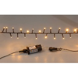 800Led Φωτάκια Με Επέκταση Και Μετασχηματιστή ,Πράσινο Καλώδιο/Θερμό Λαμπάκι ,24 Μέτρα