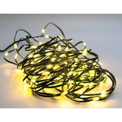 100Led Λαμπάκια Copper Θερμού Φωτισμού Με Μετασχηματιστή Και Πρόγραμμα,10 Μέτρα