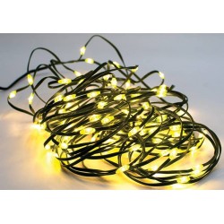 200Led Λαμπάκια Copper Θερμού Φωτισμού Με Μετασχηματιστή Και Πρόγραμμα,20 Μέτρα