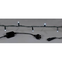 100Led Λαμπάκια Επεκτεινόμενα Με Πράσινο Καλώδιο/Λευκό Λαμπάκι ,Ip65 , 11,5 Μέτρα