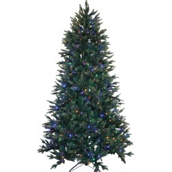 Χριστουγεννιάτικο Δέντρο Με Λαμπάκια Led RGB Με Δυνατότητα Αλλαγής Χρώματος Και Προγράμματος 240cm