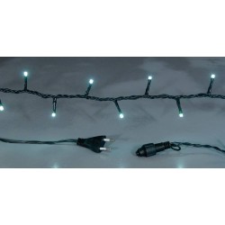 100Led Επεκτεινόμενα Λαμπάκια Με Πράσινο Καλώδιο/Λευκό Λαμπάκι 6,50 Μέτρα