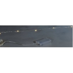 20Led Λαμπάκια Μπαταρίας Με Θερμό Φωτισμό 2 Μέτρα