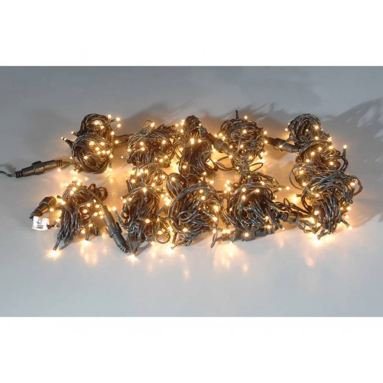 360L GS Λαμπάκια Με Επέκταση,Πράσινο Καλώδιο/Θερμό Λαμπάκι , 35 Μέτρα