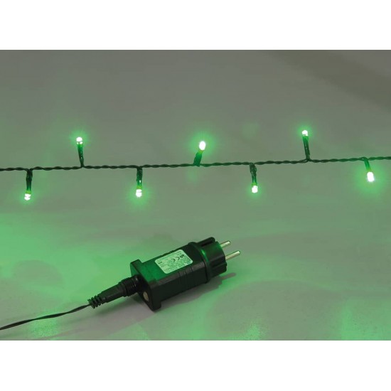 150Led Λαμπάκια App -Wifi Με Μετασχηματιστή Ip44 ,Με Πράσινο Καλώδιο/Διάφορους Φωτισμούς,15 Μέτρα