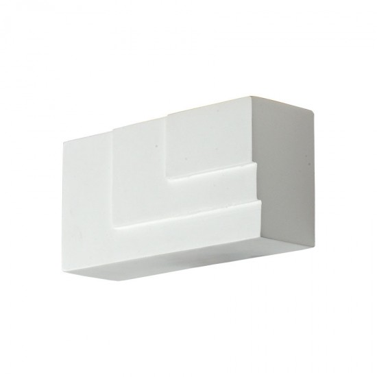 REIN - Γύψινο Επιτοίχιο Φωτιστικό - Απλίκα σε Λευκό Χρώμα