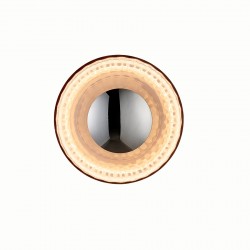 IRIDA - Γυάλινο Επιτοίχιο Φωτιστικό - Απλίκα σε Μελί Χρώμα