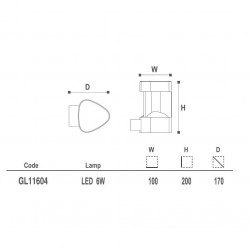 ΦΩΤΙΣΤΙΚΑ ΕΞΩΤΕΡΙΚΟΥ ΧΩΡΟΥ - ΚΩΔ. GL11604