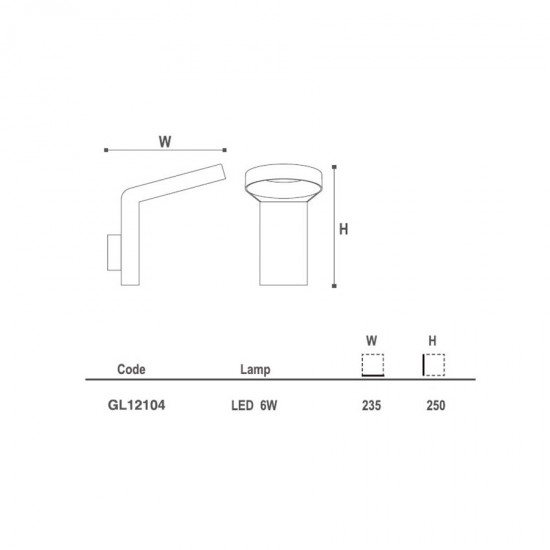 ΦΩΤΙΣΤΙΚΑ ΕΞΩΤΕΡΙΚΟΥ ΧΩΡΟΥ - ΚΩΔ. GL12104