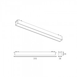 ΦΩΤΙΣΤΙΚΑ-ΓΡΑΜΜΙΚΑ-ΜΑΓΝΗΤΙΚΗΣ ΡΑΓΑΣ-48V-ΜΑΥΡΟ ΧΡΩΜΑ-ARION-10FL