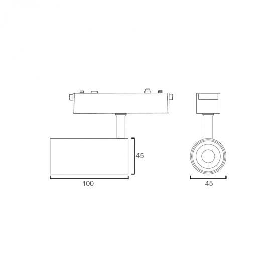 ΦΩΤΙΣΤΙΚΑ-ΓΡΑΜΜΙΚΟ ΣΠΟΤ-ΜΑΥΡΟ ΧΡΩΜΑ-ΜΑΓΝΗΤΙΚΗΣ ΡΑΓΑΣ-48V-ARION-10SP