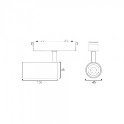 ΦΩΤΙΣΤΙΚΑ-ΓΡΑΜΜΙΚΟ ΣΠΟΤ-ΜΑΥΡΟ ΧΡΩΜΑ-ΜΑΓΝΗΤΙΚΗΣ ΡΑΓΑΣ-48V-ARION-10SP-SM