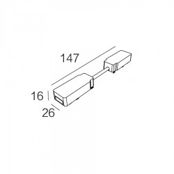 ΣΥΝΔΕΣΜΟΣ ΕΥΘΕΙΑΣ-ΜΑΥΡΟ ΧΡΩΜΑ-ΜΑΓΝΗΤΙΚΗΣ ΡΑΓΑΣ-48V-ARION-STR