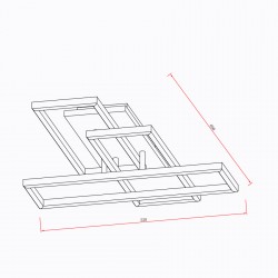 ΠΟΛΥΦΩΤΟ-ΟΡΟΦΗΣ ΦΩΤΙΣΤΙΚΟ LED-ΚΩΔ. MAROC-60SQ