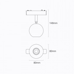 ΦΩΤΙΣΤΙΚΟ-ΓΡΑΜΜΙΚΟ ΣΠΟΤ-ΜΑΓΝΗΤΙΚΗΣ ΡΑΓΑΣ-48V-ARION-10R-3
