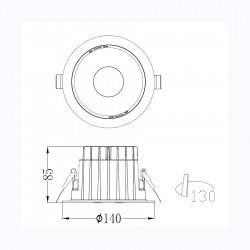 ΣΠΟΤ ΦΩΤΙΣΤΙΚΟ ΧΩΝΕΥΤΟ-ΚΩΔ. GETTI-130