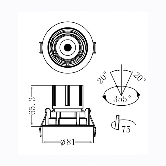 ΣΠΟΤ ΦΩΤΙΣΤΙΚΟ ΧΩΝΕΥΤΟ-ΚΩΔ. RIVA-1