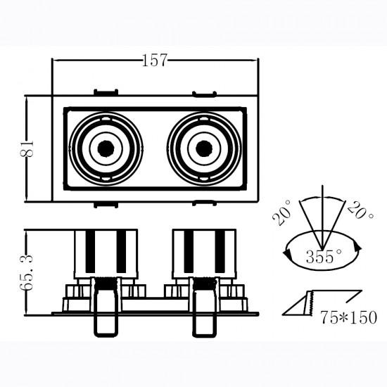 ΣΠΟΤ ΦΩΤΙΣΤΙΚΟ ΧΩΝΕΥΤΑ-ΚΩΔ. RIVA-2