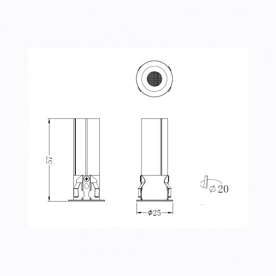 ΣΠΟΤ ΦΩΤΙΣΤΙΚΟ ΧΩΝΕΥΤΟ-ΚΩΔ. OGIO-20 ΣΠΟΤ ΦΩΤΙΣΤΙΚΟ ΧΩΝΕΥΤΟ-ΚΩΔ. OGIO-20