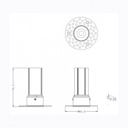 ΣΠΟΤ ΦΩΤΙΣΤΙΚΟ ΧΩΝΕΥΤΟ-ΚΩΔ. OGIO-30-T ΣΠΟΤ ΦΩΤΙΣΤΙΚΟ ΧΩΝΕΥΤΟ-ΚΩΔ. OGIO-30-T