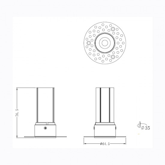 ΣΠΟΤ ΦΩΤΙΣΤΙΚΟ ΧΩΝΕΥΤΟ-ΚΩΔ. OGIO-30-T