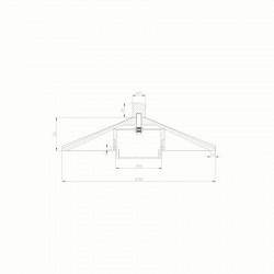 ORBAN - Γύψινο Επιτοίχιο Φωτιστικό - Απλίκα σε Λευκό Χρώμα