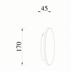BRUNA - Επιτοίχιο Φωτιστικό - Απλίκα σε Σκούρο Πράσινο Χρώμα