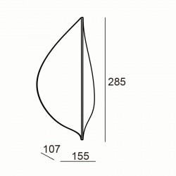 ΦΩΤΙΣΤΙΚΑ ΕΞΩΤΕΡΙΚΟΥ ΧΩΡΟΥ - ΚΑΦΕ ΧΡΩΜΑ - ΚΩΔ. LEAF-9W