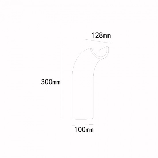 CORRE - Γύψινο Επιτοίχιο Φωτιστικό - Απλίκα σε Λευκό Χρώμα
