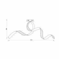 ΦΩΤΙΣΤΙΚΟ ΟΡΟΦΗΣ  LED-ΚΩΔ. UBAN-45C