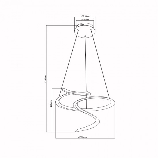 ΠΟΛΥΦΩΤΟ-ΚΡΕΜΑΣΤΟ ΦΩΤΙΣΤΙΚΟ LED-ΚΩΔ. FLORA-600