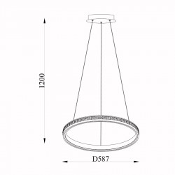ΠΟΛΥΦΩΤΟ-ΚΡΕΜΑΣΤΟ ΦΩΤΙΣΤΙΚΟ LED-ΚΩΔ. LUXOR-6