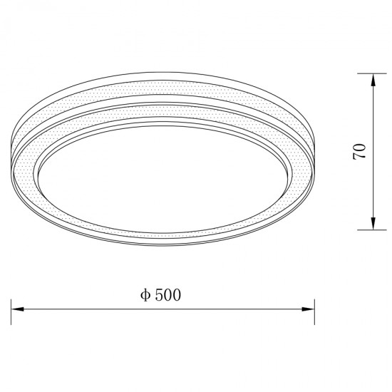 ΟΡΟΦΗΣ ΦΩΤΙΣΤΙΚΟ LED-ΠΛΑΦΟΝΙΕΡΑ-ΚΩΔ. EVE-50