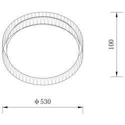 ΟΡΟΦΗΣ ΦΩΤΙΣΤΙΚΟ LED-ΠΛΑΦΟΝΙΕΡΑ-ΚΩΔ. CAVO-50G
