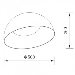 ΟΡΟΦΗΣ ΦΩΤΙΣΤΙΚΟ LED-ΠΛΑΦΟΝΙΕΡΑ-ΚΩΔ. HEPHAESTUS-50C-GR