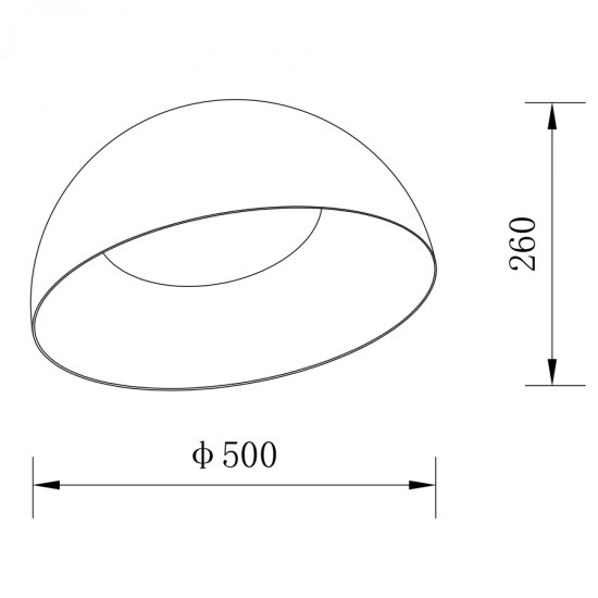 ΟΡΟΦΗΣ ΦΩΤΙΣΤΙΚΟ LED-ΠΛΑΦΟΝΙΕΡΑ-ΚΩΔ. HEPHAESTUS-50C-GR
