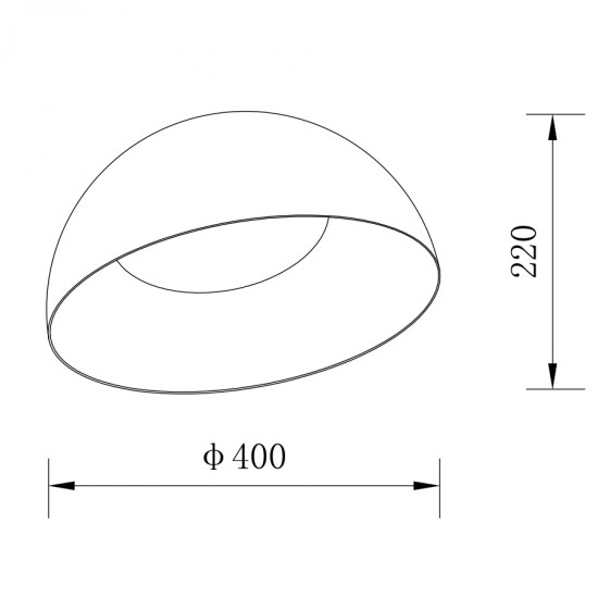 ΟΡΟΦΗΣ ΦΩΤΙΣΤΙΚΟ LED-ΠΛΑΦΟΝΙΕΡΑ-ΚΩΔ. HEPHAESTUS-40C-GR