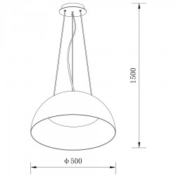 ΠΟΛΥΦΩΤΟ-ΚΡΕΜΑΣΤΟ ΦΩΤΙΣΤΙΚΟ LED-ΚΩΔ. HEPHAESTUS-50P-GR