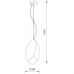 ΜΟΝΟΦΩΤΟ-ΚΡΕΜΑΣΤΟ ΦΩΤΙΣΤΙΚΟ-ΚΩΔ. DAISY-6P-RD
