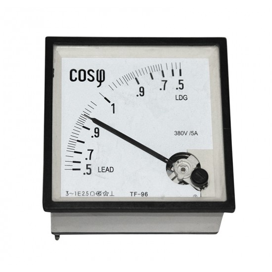 ΣΥΝΗΜΙΤΟΜΕΤΡΟ 96x96 380V/5A CοsΦ