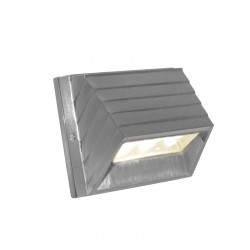 LED ΦΩΤΙΣΤΙΚΟ ΑΛΟΥΜΙΝIOY ΕΞΩΤΕΡΙΚΟ ΚΥΡΤΟ 1W ΘΕΡΜΟ ΣΑΤΙΝΕ