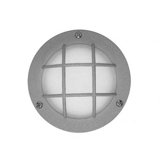 LED ΠΛΑΦΟΝΙΕΡΑ ΠΛΕΓΜΑ ΑΛΟΥΜΙΝΙΟΥ 2.4W ΜΠΛΕ ΓΚΡΙ