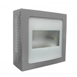 ΦΩΤ.ΕΞΩΤΕΡ.ΤΕΤΡ.ΠΛΗΡΗ ΓΥΑΛΙ ΑΜΜΟΒ.HQI 150W ΓΚΡΙ(WL-8226)GR