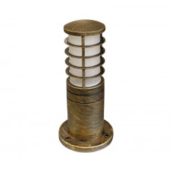 ΚΟΛΩΝΑ ΑΛ ΚΥΛΙΝΔΡ ΜΕ ΣΚΙΑΣΤΡΟ Φ90mm h30cm ΝΤΟΥΙ Ε27 ΡΟΥΣΤΙΚ