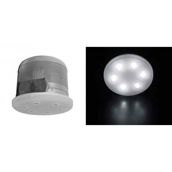 ΦΩΤ ΓΥΑΛΙ ΟΠΑΛΙΝΑ ΧΩΝ LED ΙΣΧΥΟΣ 6x3W 90° ΧΩΡΙΣ ΤΡΟΦ ΨΥΧΡΟ